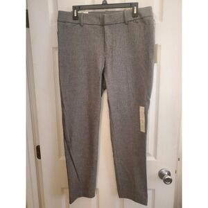 A New Day Skinny Ankle Gray Slacks 14R NWT Hi Rise Bi-Stretch Work Career Office